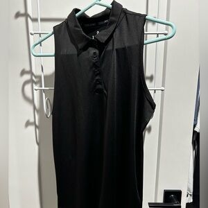 Izod Black Sleeveless Top